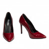 Eleganta damskor 1299 lackröd