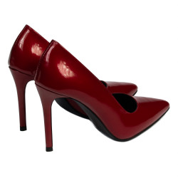 Eleganta damskor 1299 lackröd