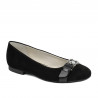 Dam-ballerinor 1303 svart antilop