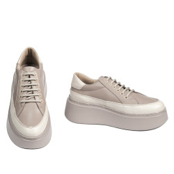 Dam sneakers 6070 kombinerad sand