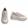 Dam sneakers 6070 kombinerad sand