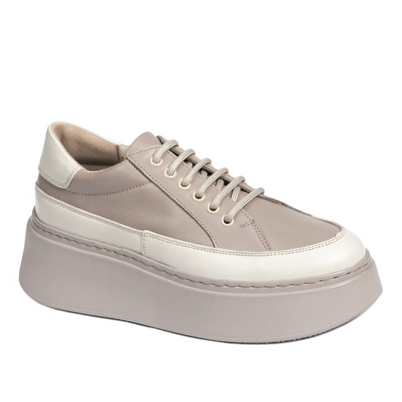 Dam sneakers 6070 kombinerad sand