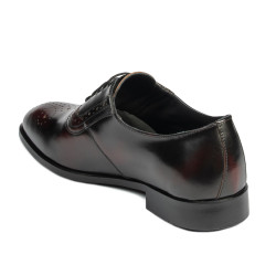Eleganta herrskor 959 i bordo florantic