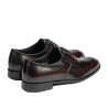 Eleganta herrskor 959 i bordo florantic