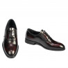 Eleganta herrskor 959 i bordo florantic