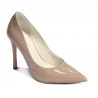 Eleganta damskor 1302 lackad kamel