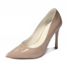 Eleganta damskor 1302 lackad kamel