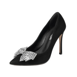 Eleganta damskor 1334 svart antilop