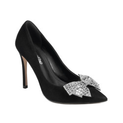 Eleganta damskor 1334 svart antilop