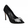 Eleganta damskor 1334 svart antilop