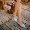 Damskor ballerinas 1301 baby blue