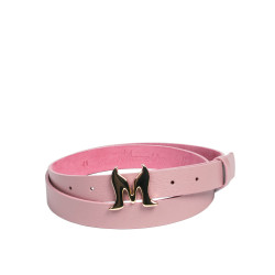 Dambälte 41m rosa saffiano