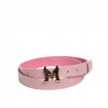 Dambälte 41m rosa saffiano