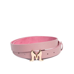 Dambälte 41m rosa saffiano