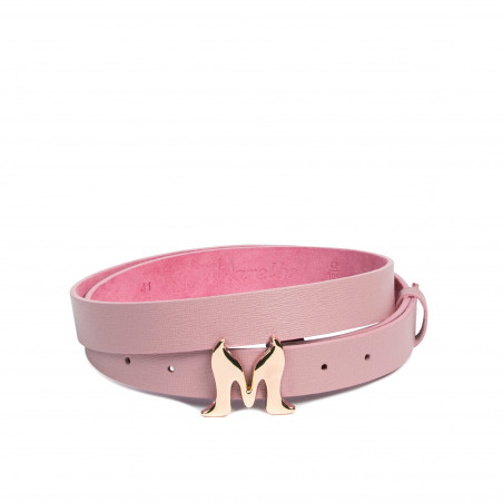 Dambälte 41m rosa saffiano