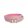 Dambälte 41m rosa saffiano