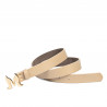 Damskärp 41m cappuccino saffiano
