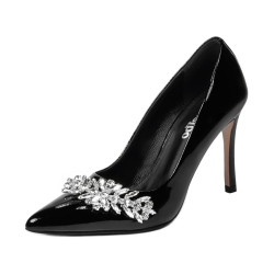 Eleganta damskor 1300 lack svart