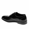 Eleganta herrskor 964 svart florantic