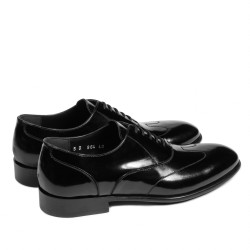 Eleganta herrskor 964 svart florantic