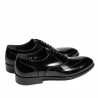 Eleganta herrskor 964 svart florantic