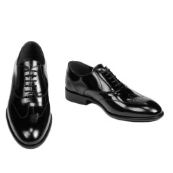 Eleganta herrskor 964 svart florantic