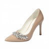 Eleganta damskor 1300 lack kamel