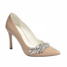 Eleganta damskor 1300 lack kamel