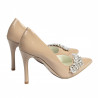 Eleganta damskor 1300 lack kamel