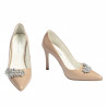Eleganta damskor 1300 lack kamel