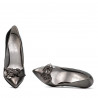 Eleganta damskor 1279 pärlemorsilver