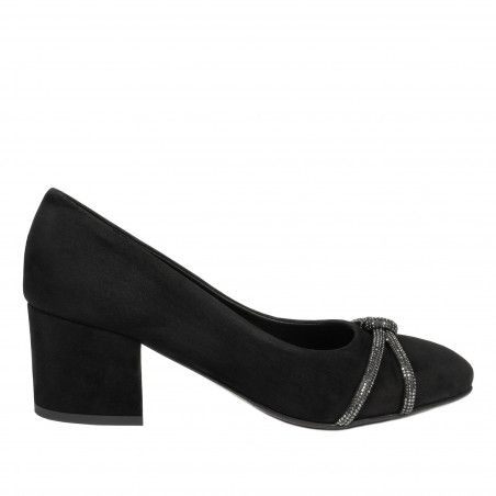 Eleganta damskor 1336 svart antilop