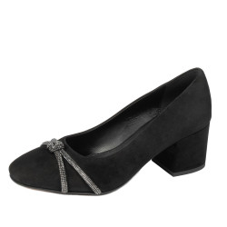 Eleganta damskor 1336 svart antilop