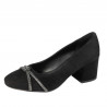 Eleganta damskor 1336 svart antilop