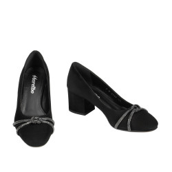 Eleganta damskor 1336 svart antilop