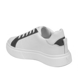 Dam sneakers 6073 vit+grå
