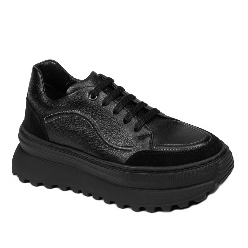 Dam sneakers 6074 svart kombinerad