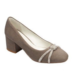 Elegant damstövel 1336 sand antilop