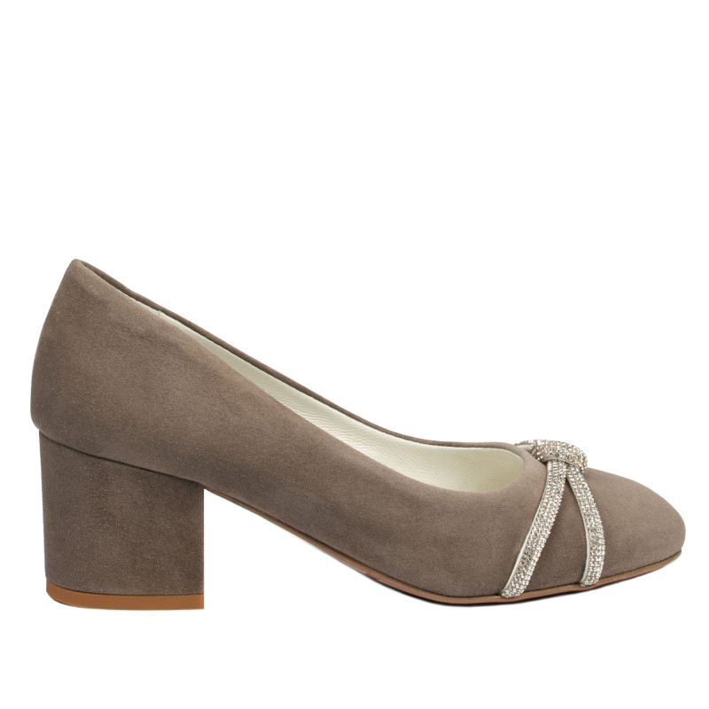 Elegant damstövel 1336 sand antilop