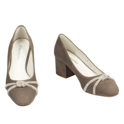 Elegant damstövel 1336 sand antilop