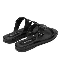Damsandaler 5091 svart kaviar