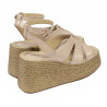 Dam sandaler 5108 pärlemor beige
