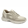 Herrsneakers 966 beige kombinerad