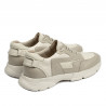 Herrsneakers 966 beige kombinerad