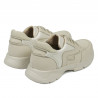 Tonårssneakers 8001 beige kombinerad