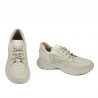 Tonårssneakers 8001 beige kombinerad