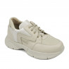 Tonårssneakers 8001 beige kombinerad