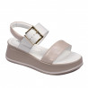 Dam sandaler 5107 beige pärlemor kombinerad