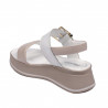 Dam sandaler 5107 beige pärlemor kombinerad