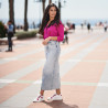 Dam sportskor 6073 vit+fuchsia lifestyle